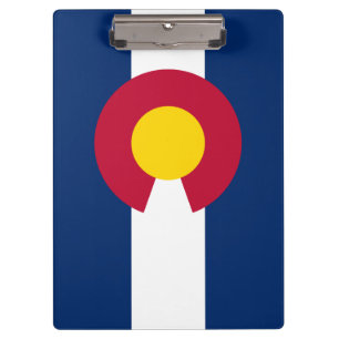 Carpeta De Pinza Colorado: La bandera del estado centenario de EE.