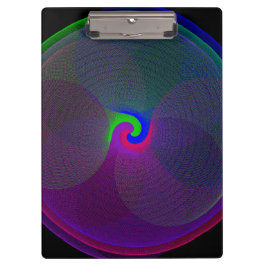 Carpeta De Pinza Colorful Fused Center Geometric Clipboard