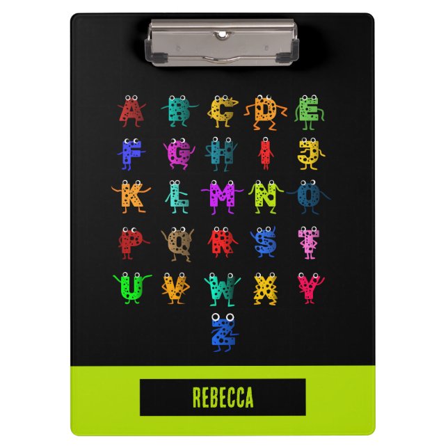 Carpeta De Pinza Coloridas ABC (Anverso)