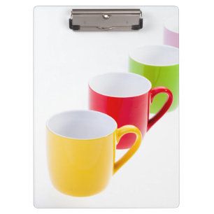Carpeta De Pinza Coloridas tazas de café