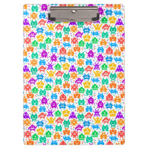 Carpeta De Pinza Coloridos patrones pixelados de monstruos