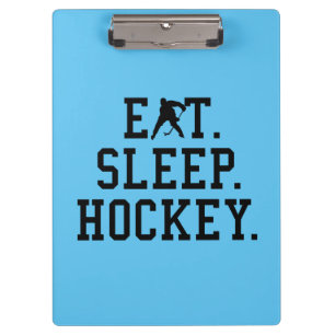 Carpeta De Pinza Comer Dormir Hockey - Amantes del Hockey