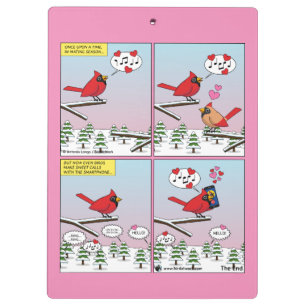 Carpeta De Pinza Cómic De Modernas Llamadas A La Aparición De Aves