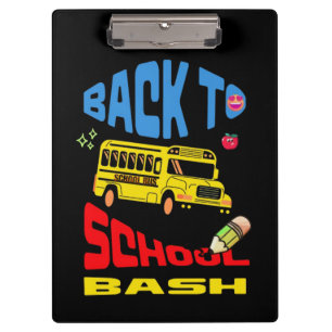 Carpeta De Pinza Comienzo de la escuela de primer día