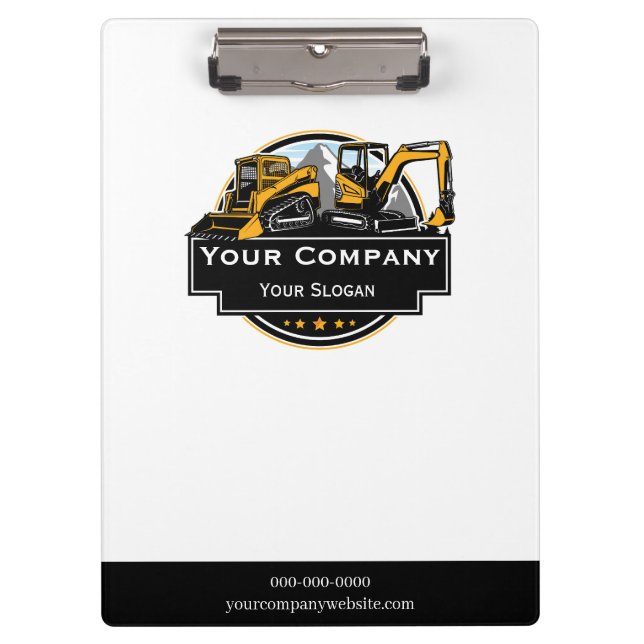 Carpeta De Pinza Compañía Constructora Profesional de Equipo Pesado (Anverso)