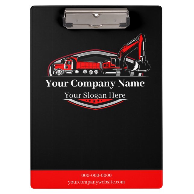 Carpeta De Pinza Compañía Constructora Profesional de Equipo Pesado (Anverso)