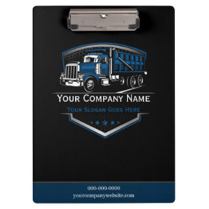 Carpeta De Pinza Compañía Profesional de Transporte de Camiones
