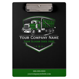 Carpeta De Pinza Compañía Profesional de Transporte de Camiones