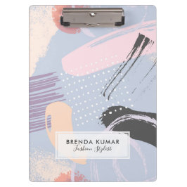 Carpeta De Pinza Composición de pinceles de estilo artístico