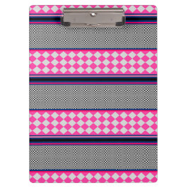 Carpeta De Pinza Comprobar el diseño de patrones mixtos de Harlequi