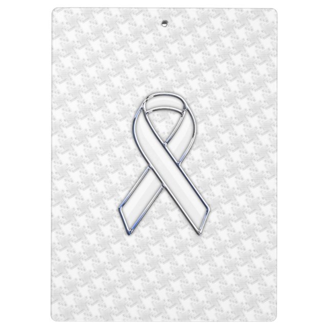 Carpeta De Pinza Conciencia de la cinta blanca Applion en Houndstot (Reverso)