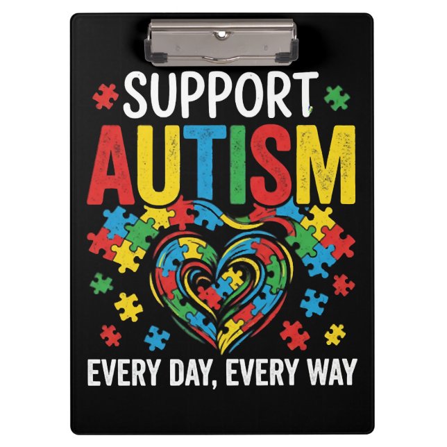 Carpeta De Pinza Conciencia del autismo (Anverso)