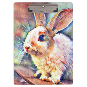 Carpeta De Pinza conejo acuarell