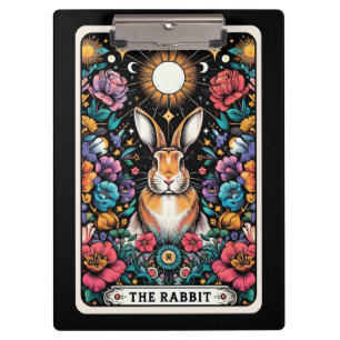 Carpeta De Pinza Conejo de Carta de Tarot   Divinación de Conejito 