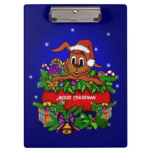Carpeta De Pinza Conejo de navidades