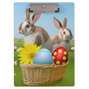 Carpeta De Pinza Conejo de Pascua para un ánimo positivo