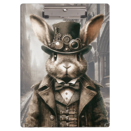 Carpeta De Pinza Conejo Steampunk en Londres 