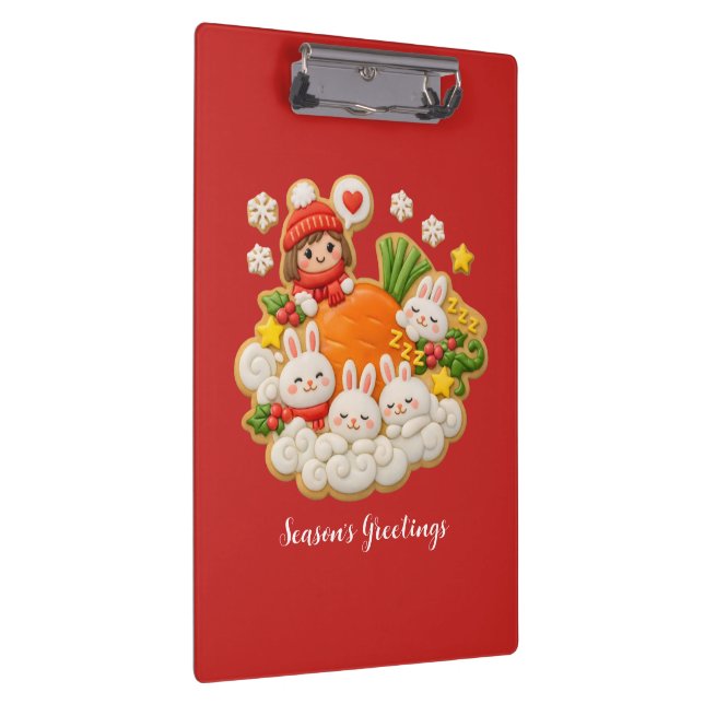 Carpeta De Pinza conejos navideños (Derecha)