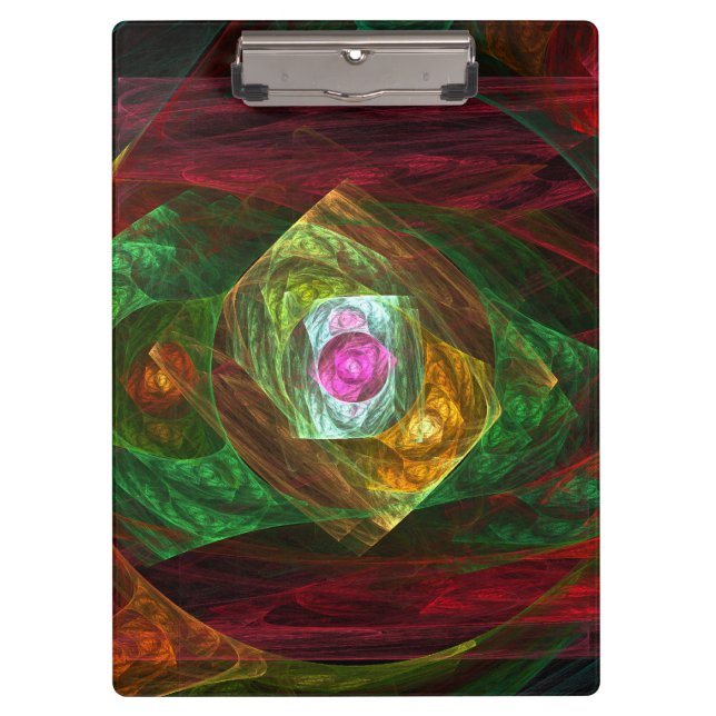 Carpeta De Pinza Conexiones dinámicas Resumen de arte (Anverso)