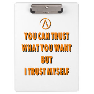 Carpeta De Pinza Confía en mí mismo