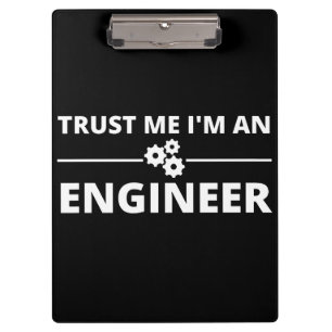 Carpeta De Pinza Confía en mí, soy ingeniero
