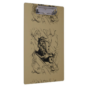 Carpeta De Pinza Constelación Hevelius 1690 del Capricornio en de