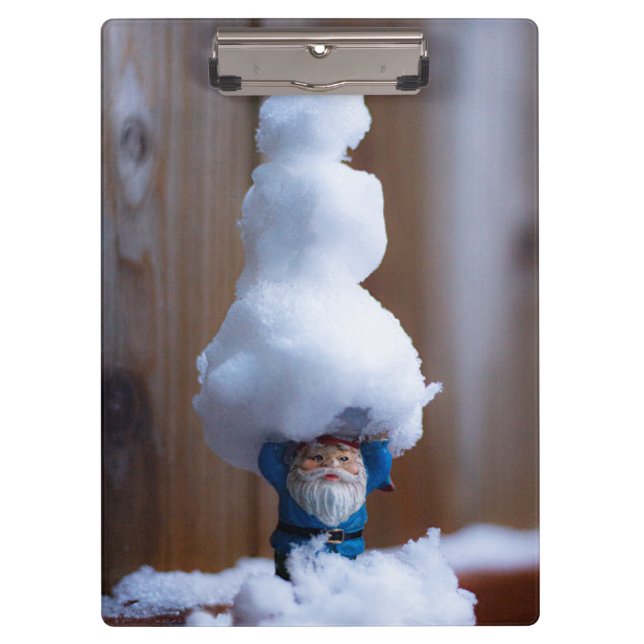 Carpeta De Pinza Construyó un Snowman V (Anverso)