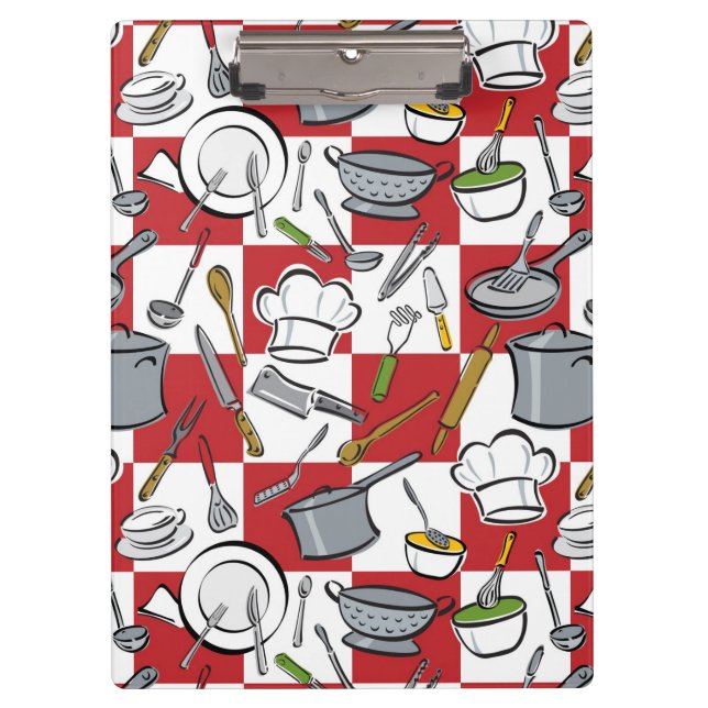 Carpeta De Pinza Control de las herramientas de la cocina (Anverso)