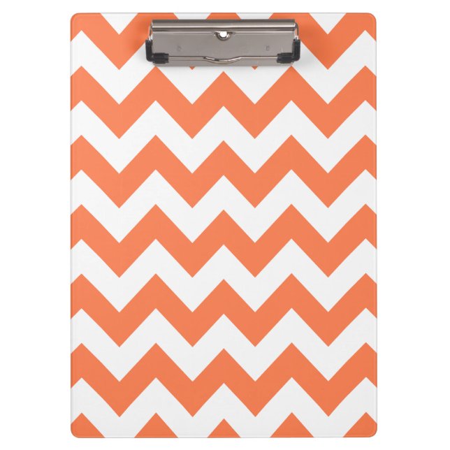 Carpeta De Pinza Coral Bold Chevron (Anverso)