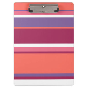 Carpeta De Pinza Coral vivo, rojo y violeta