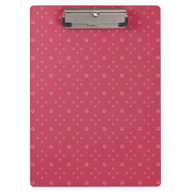 Carpeta De Pinza Coral | Zinnia Dorada Sol (Anverso)