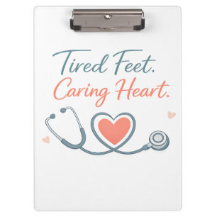 Carpeta De Pinza Corazón Cuidado Pies Cansados – Diseño de Agradeci