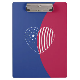 Carpeta De Pinza Corazón de América (curva)