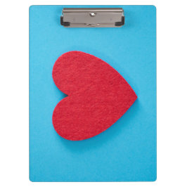 Carpeta De Pinza Corazón de amor rojo