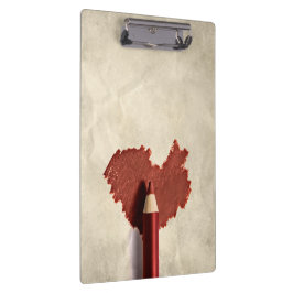 Carpeta De Pinza Corazón escarchado