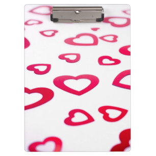 Carpeta De Pinza Corazón rojo
