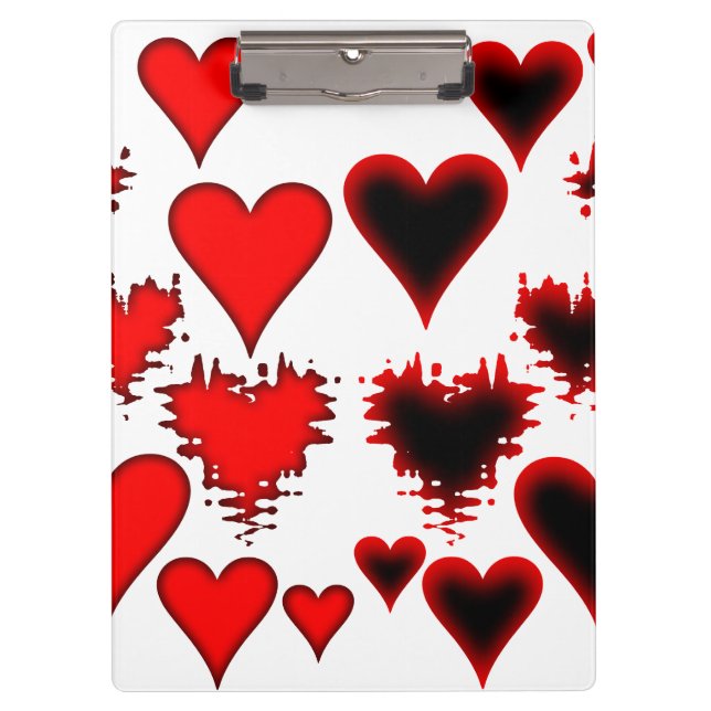 Carpeta De Pinza Corazones (Anverso)