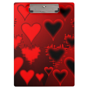 Carpeta De Pinza Corazones