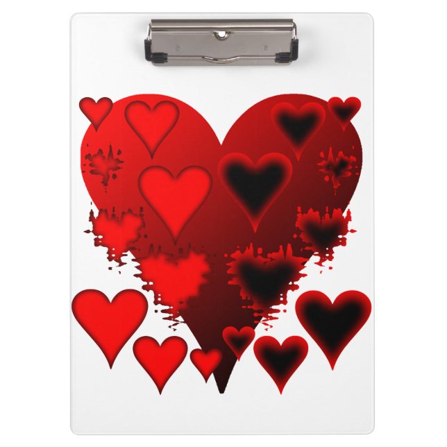 Carpeta De Pinza Corazones (Anverso)