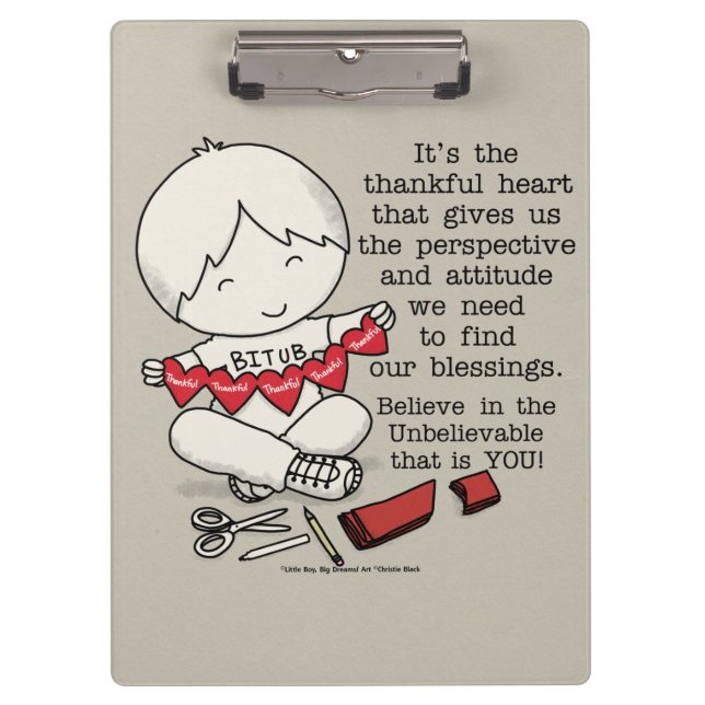 Carpeta De Pinza Corazones agradecidas (Anverso)