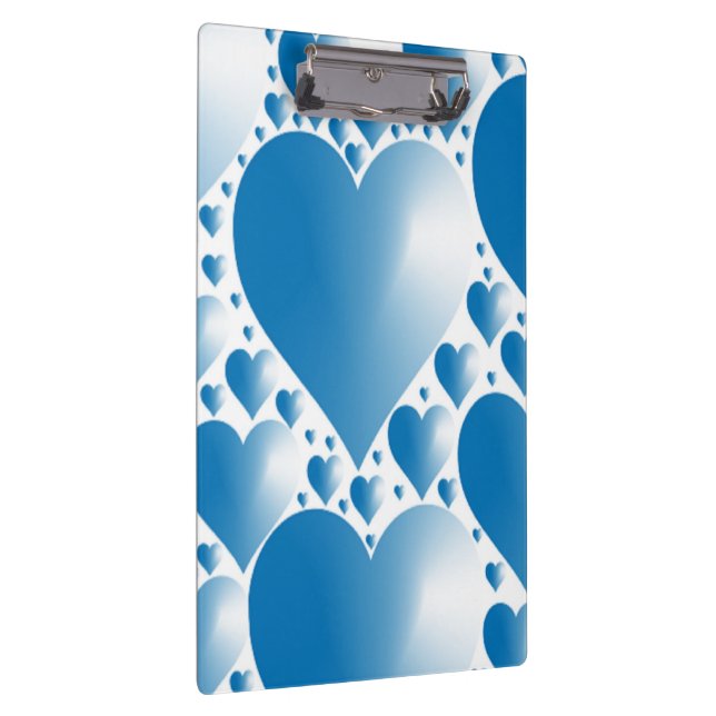 CARPETA DE PINZA CORAZONES AZULES (Derecha)