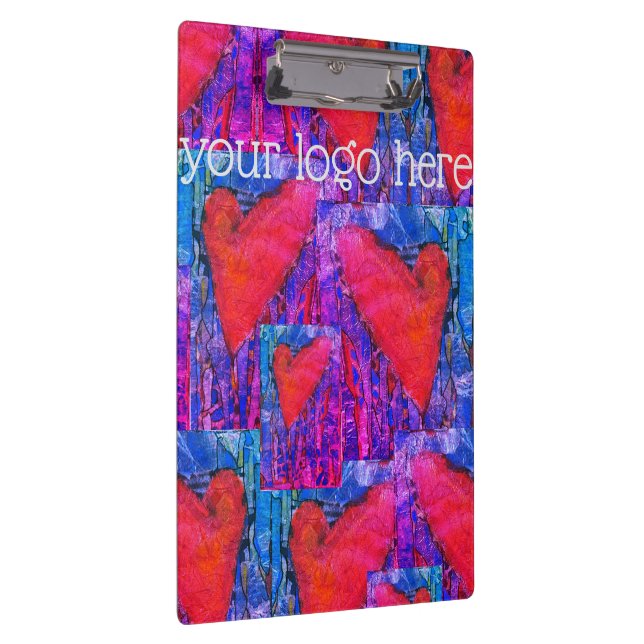 Carpeta De Pinza Corazones múltiples (Derecha)