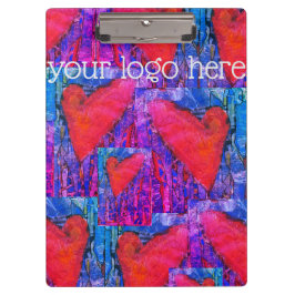 Carpeta De Pinza Corazones múltiples