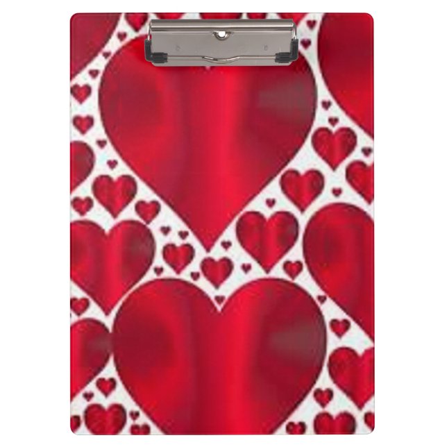CARPETA DE PINZA CORAZONES ROJOS PARA EL DÍA DE SAN VALENTÍN (Anverso)