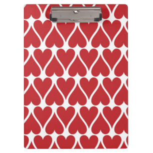 Carpeta De Pinza Corazones rojos personalizares