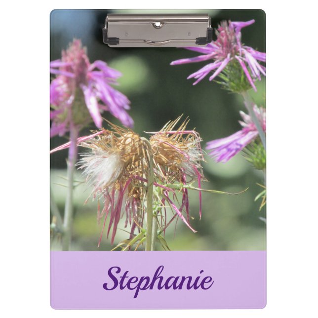 Carpeta De Pinza Corfu Lilac Wildflowers (Anverso)