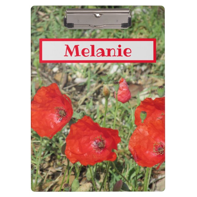 Carpeta De Pinza Corfu Red Poppies (Anverso)