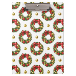 Carpeta De Pinza Coronas de Navidad