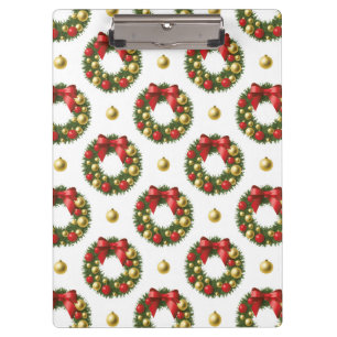 Carpeta De Pinza Coronas de Navidad
