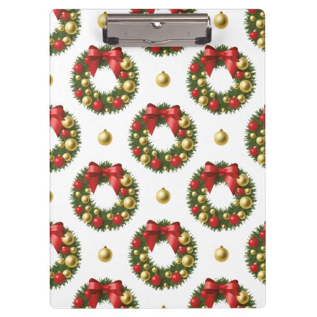 Carpeta De Pinza Coronas de Navidad (Anverso)